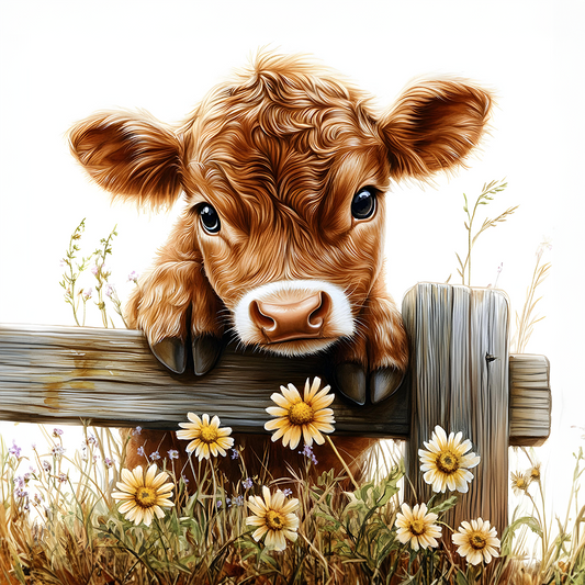 Baby Highland Cow #1