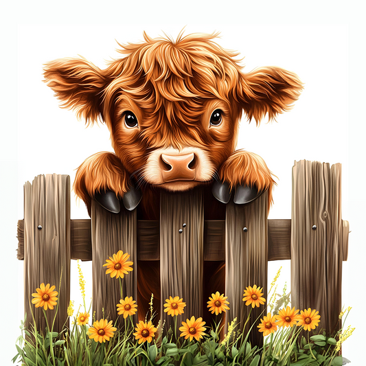 Baby Highland Cow #6