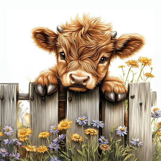 Baby Highland Cow #7