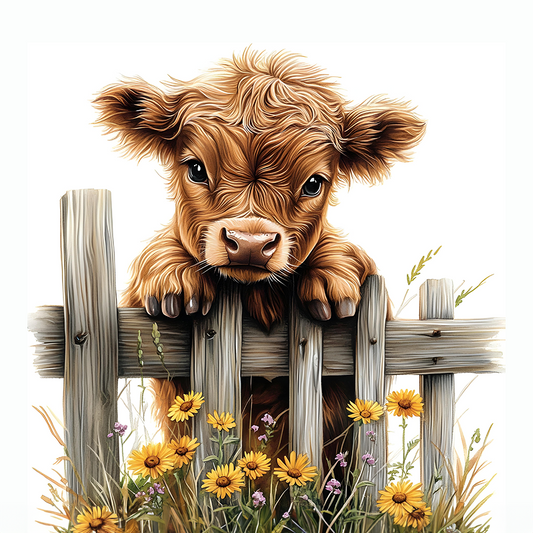 Baby Highland Cow #8