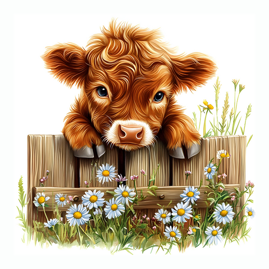 Baby Highland Cow #9