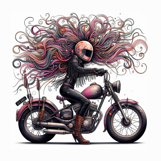 Eccentric Biker Girl #3