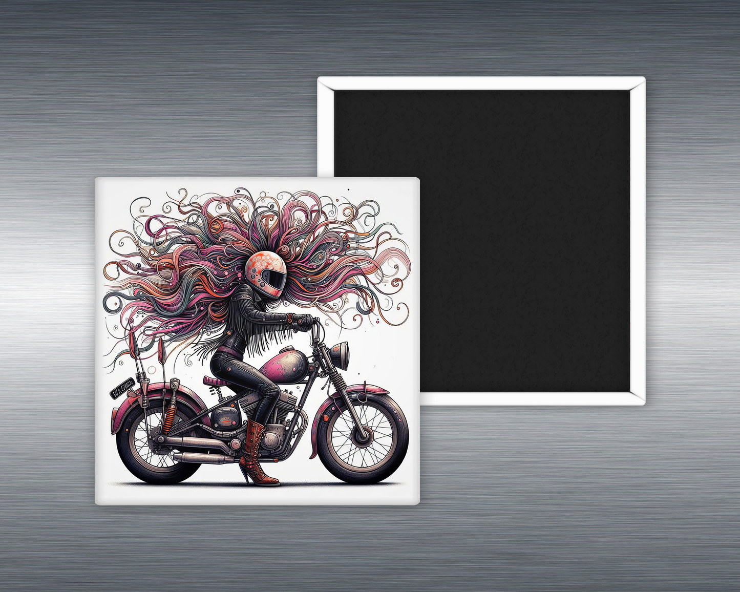 Eccentric Biker Girl #3