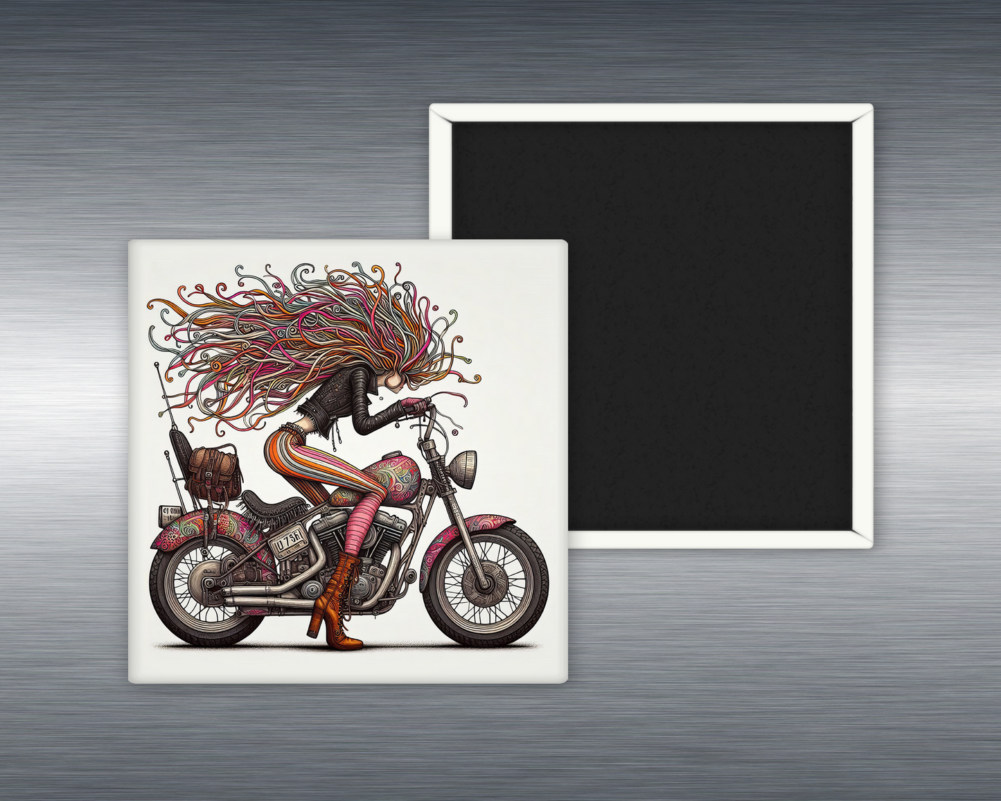 Eccentric Biker Girl #5