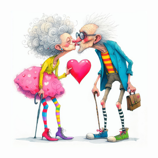Eccentric Old Folks Kiss #1