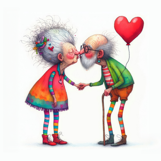 Eccentric Old Folks Kiss #10