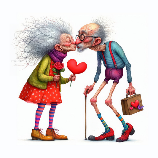Eccentric Old Folks Kiss #9