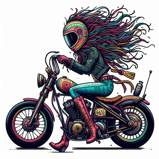 Eccentric Biker Girl #2