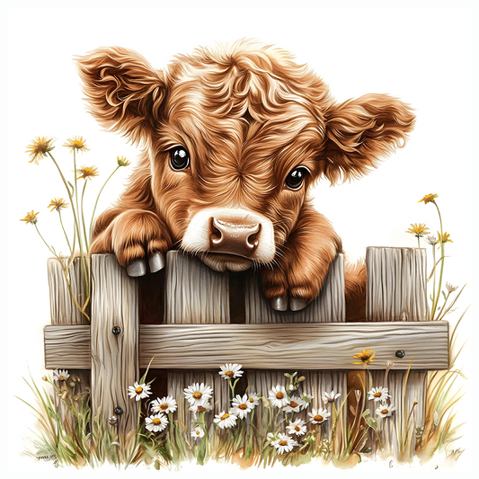 Baby Highland Cow