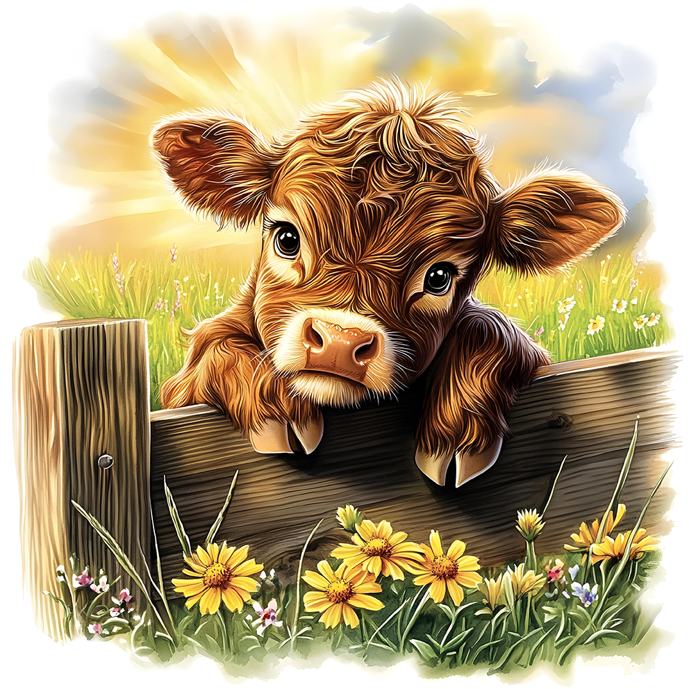 Baby Highland Cow #10