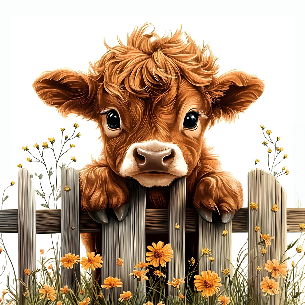 Baby Highland Cow #5
