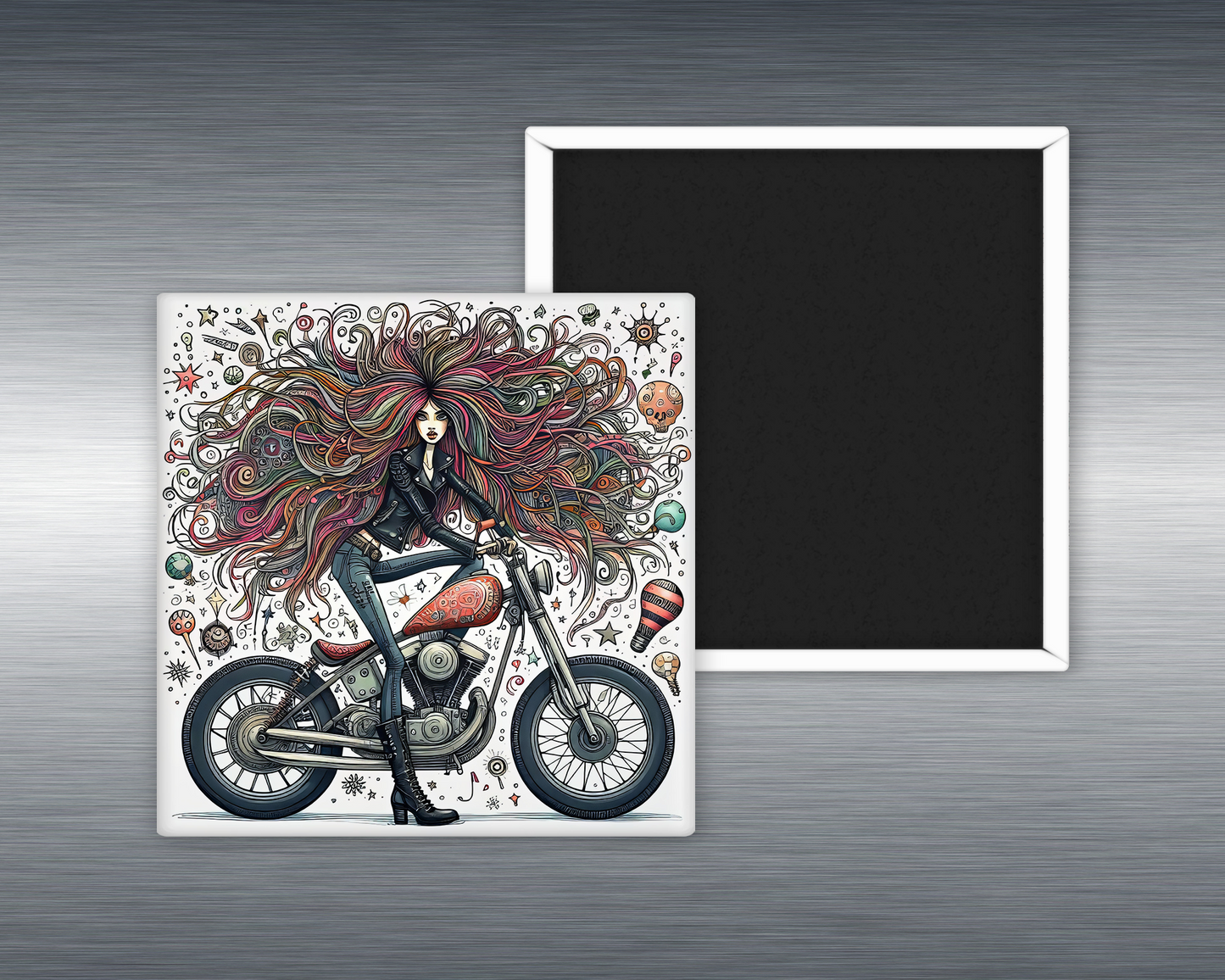 Eccentric Biker Girl #1