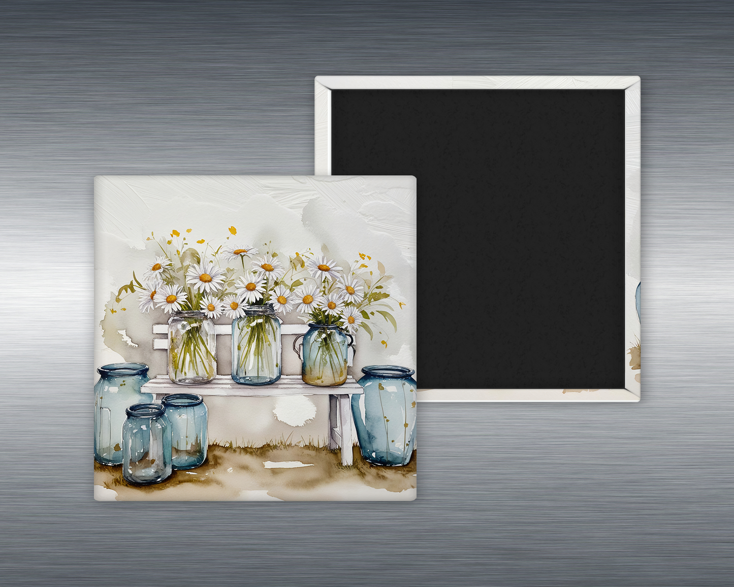 Watercolor Daisies #18